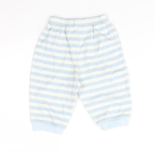George Baby Blue Striped   Pyjama Pants Size 6-9 Months