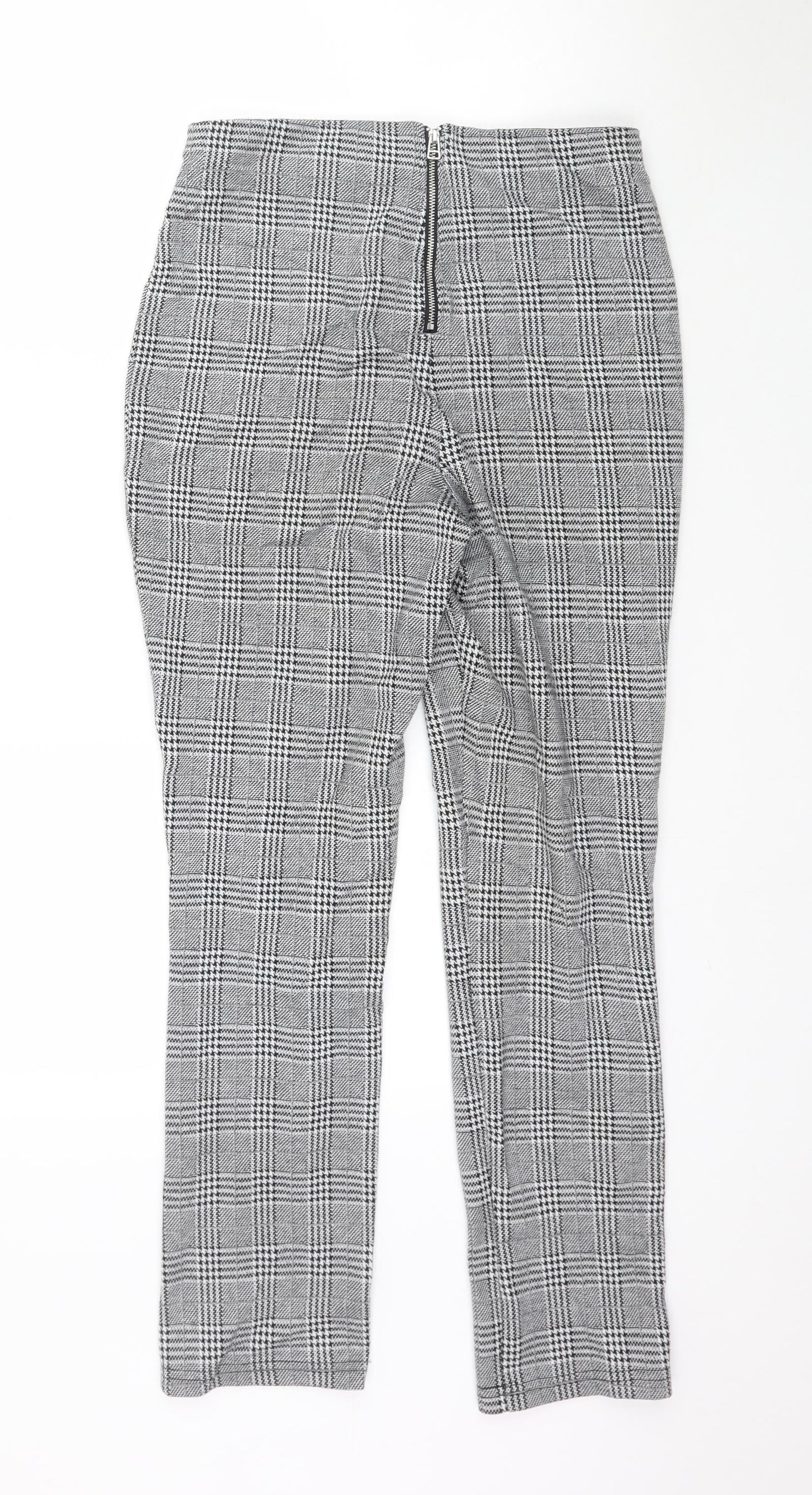 Womens UK Size S H&M Regular Fit  Grey Trousers