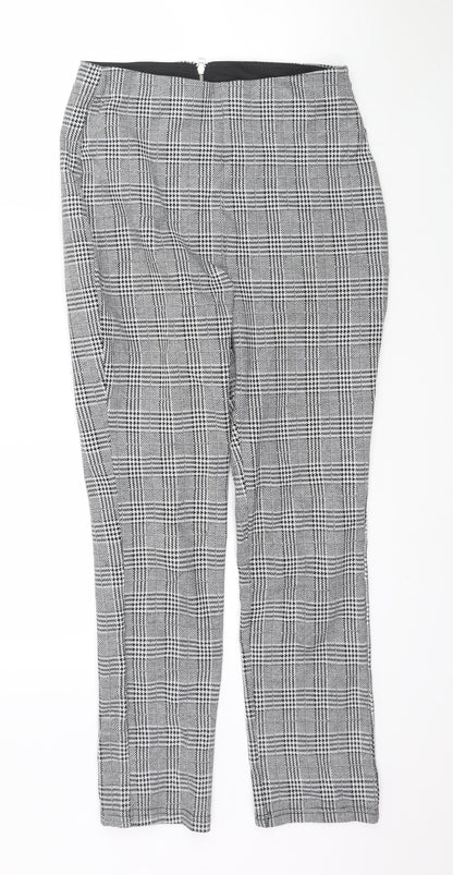 Womens UK Size S H&M Regular Fit  Grey Trousers