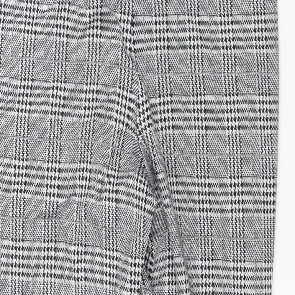 Womens UK Size S H&M Regular Fit  Grey Trousers