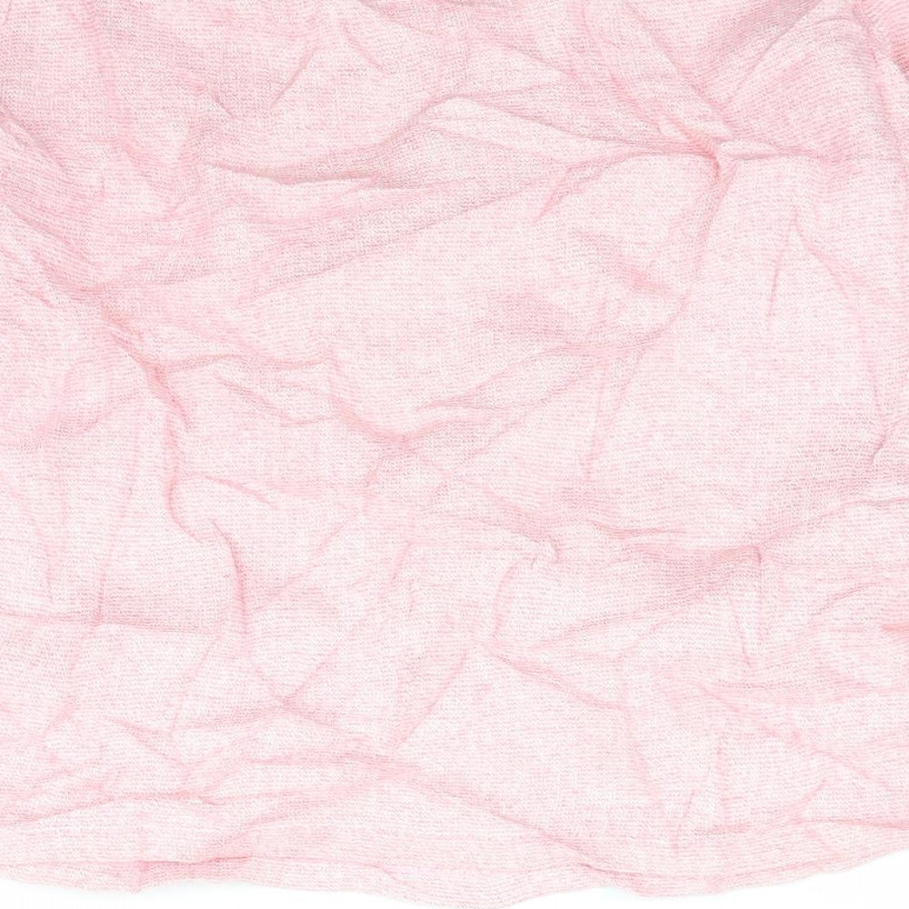 Kingkow Girls Pink Floral Woven Basic T-Shirt Size 12 Years  - Party