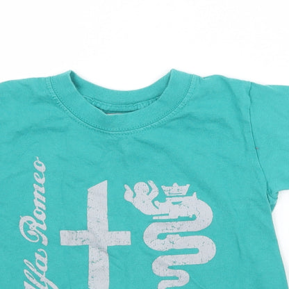 Russell Baby Green   Basic T-Shirt Size 12-18 Months