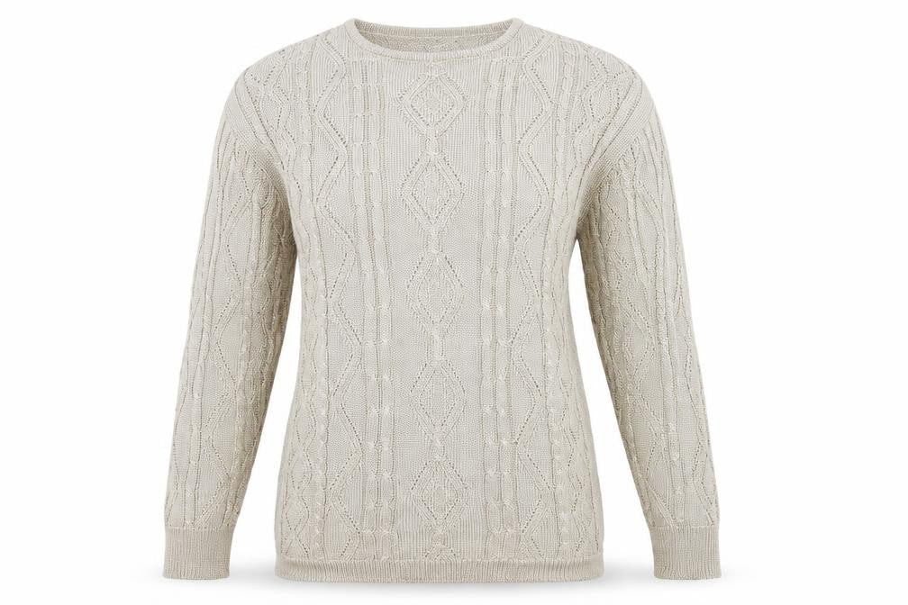 Womens UK Size S Oui Beige Pullover Jumper