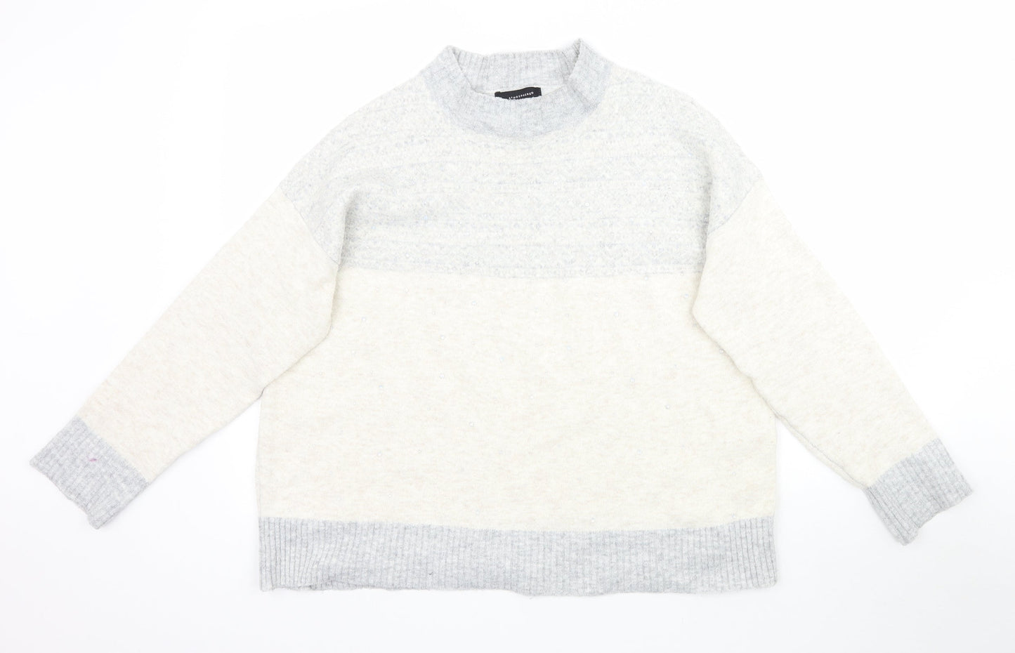 Womens UK Size 10 Atmosphere Ivory Pullover Jumper