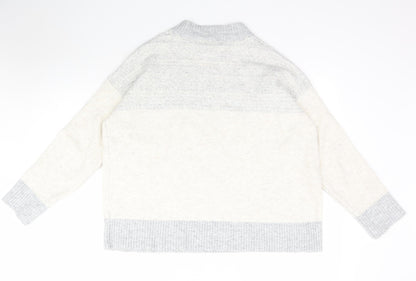 Womens UK Size 10 Atmosphere Ivory Pullover Jumper