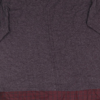 Womens UK Size 10 La Redoute Purple Basic T-Shirt