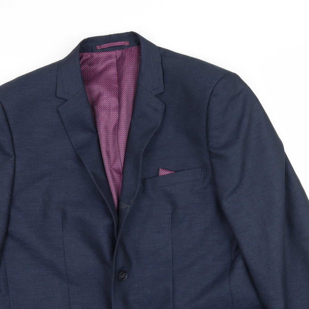 Mens UK Size 40 Taylor & Wright Regular Blue Suit Jacket