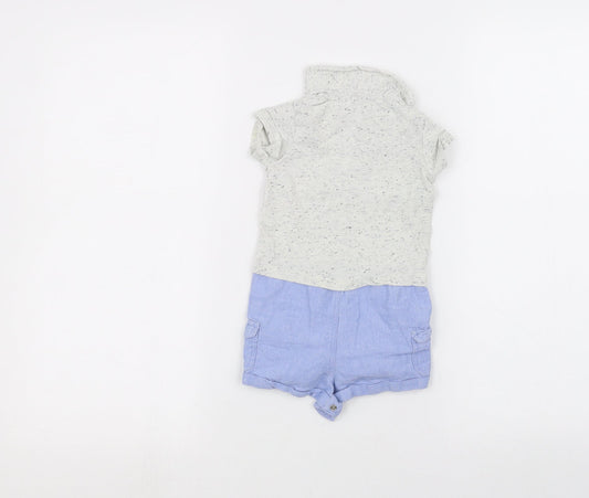 TU Baby White   Babygrow One-Piece Size 3-6 Months