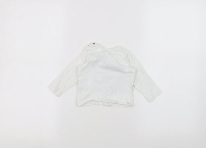 Mothercare Baby White   Basic T-Shirt Size 3-6 Months