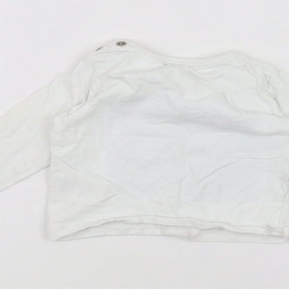 Mothercare Baby White   Basic T-Shirt Size 3-6 Months