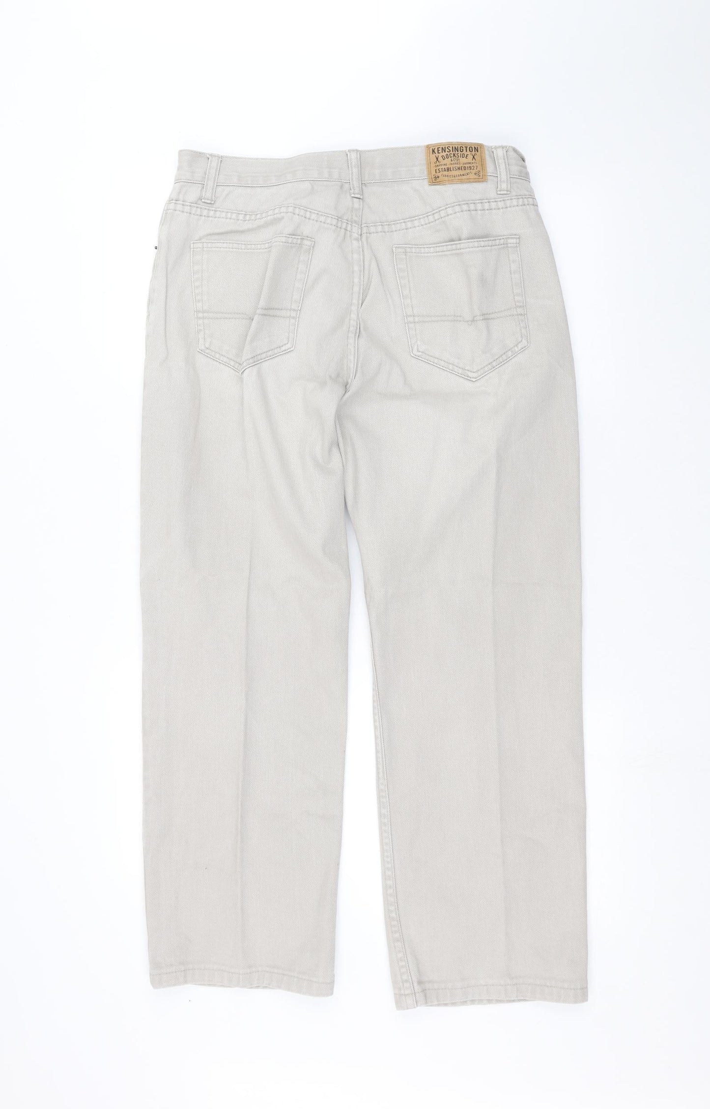 Kensington Womens Grey   Straight Jeans Size 34 in L20 in