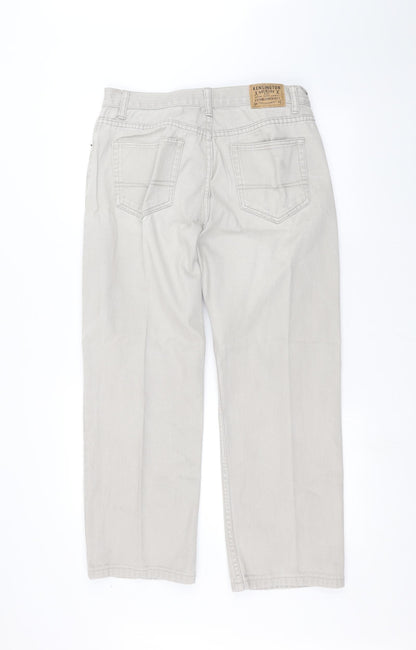 Kensington Womens Grey   Straight Jeans Size 34 in L20 in