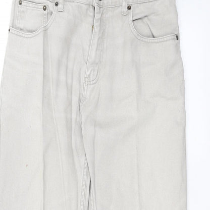 Kensington Womens Grey   Straight Jeans Size 34 in L20 in