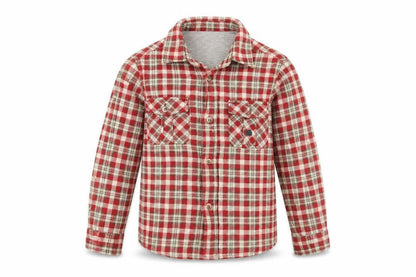 ZA-boy Boys Red   Basic Button-Up Size 5 Years