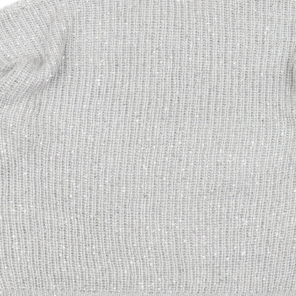 Womens UK Size L Atmosphere Silver Pullover Jumper