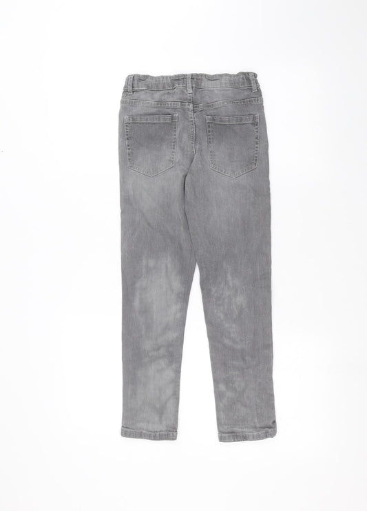 356 denim Girls Grey   Skinny Jeans Size 9-10 Years