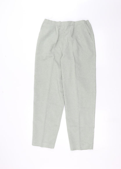 Womens UK Size 14 Classics Regular Fit  Green Trousers