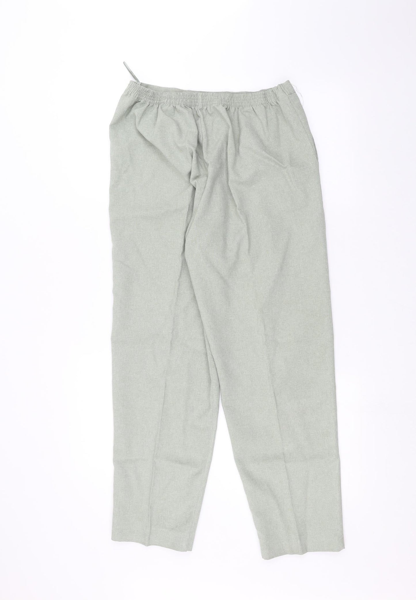 Womens UK Size 14 Classics Regular Fit  Green Trousers