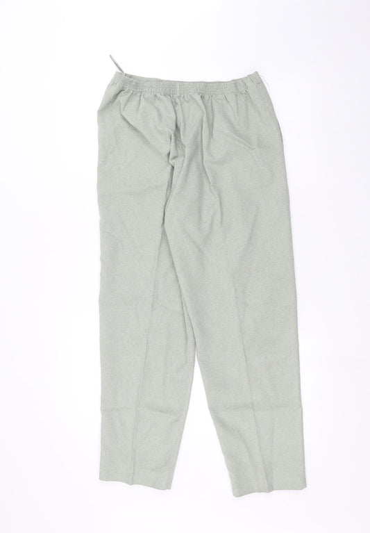 Classics Womens Green   Trousers  Size 14 L27 in