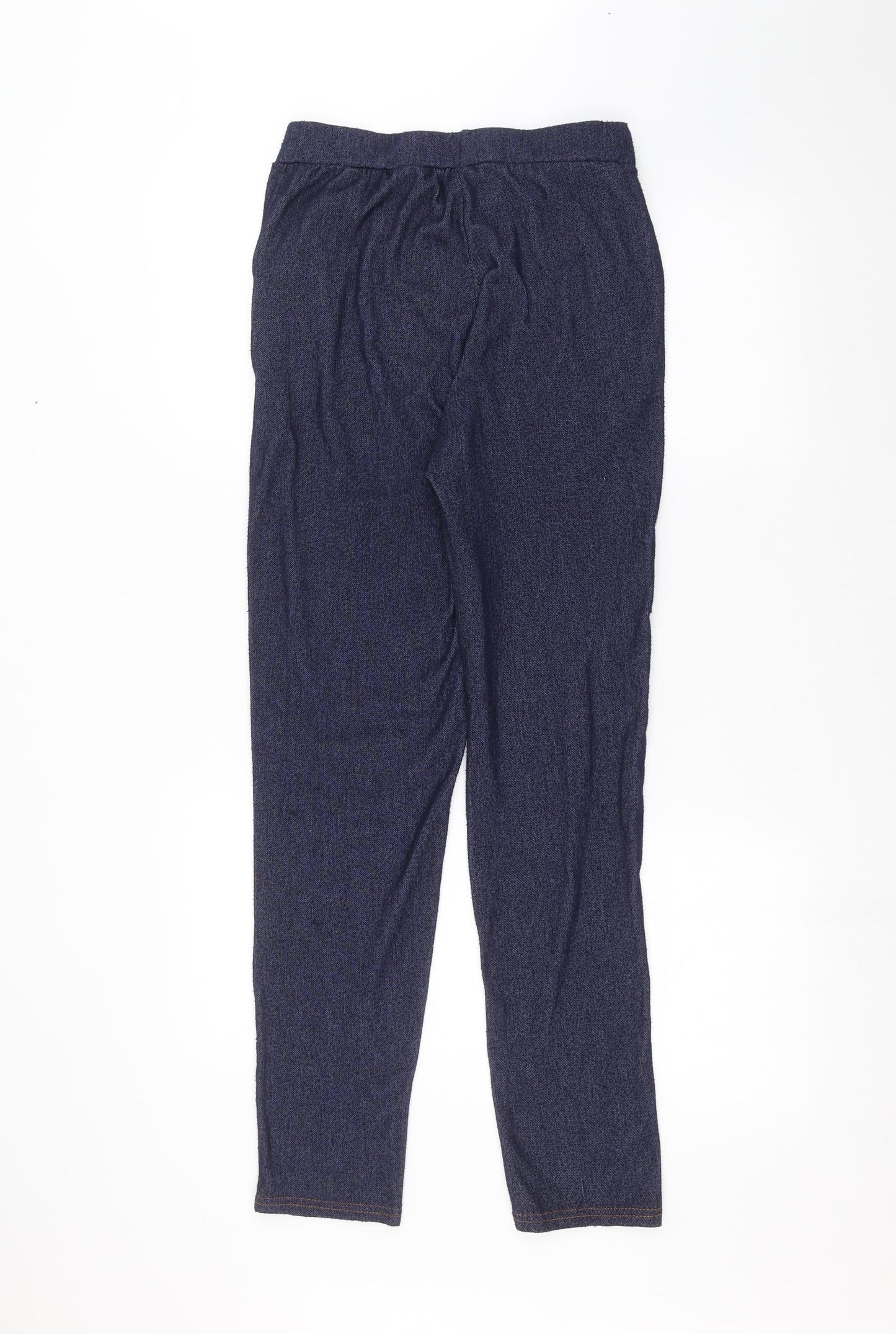 Womens UK Size XL Preworn Regular Fit  Blue Trousers