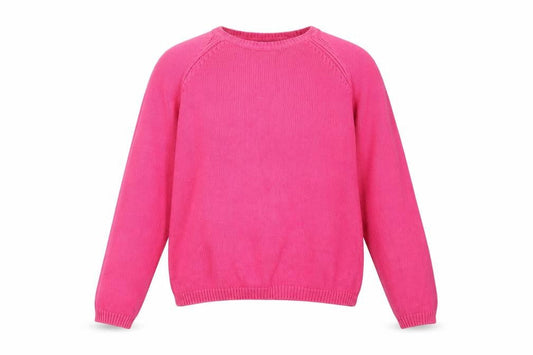 Womens UK Size S ISLE Pink Pullover Jumper