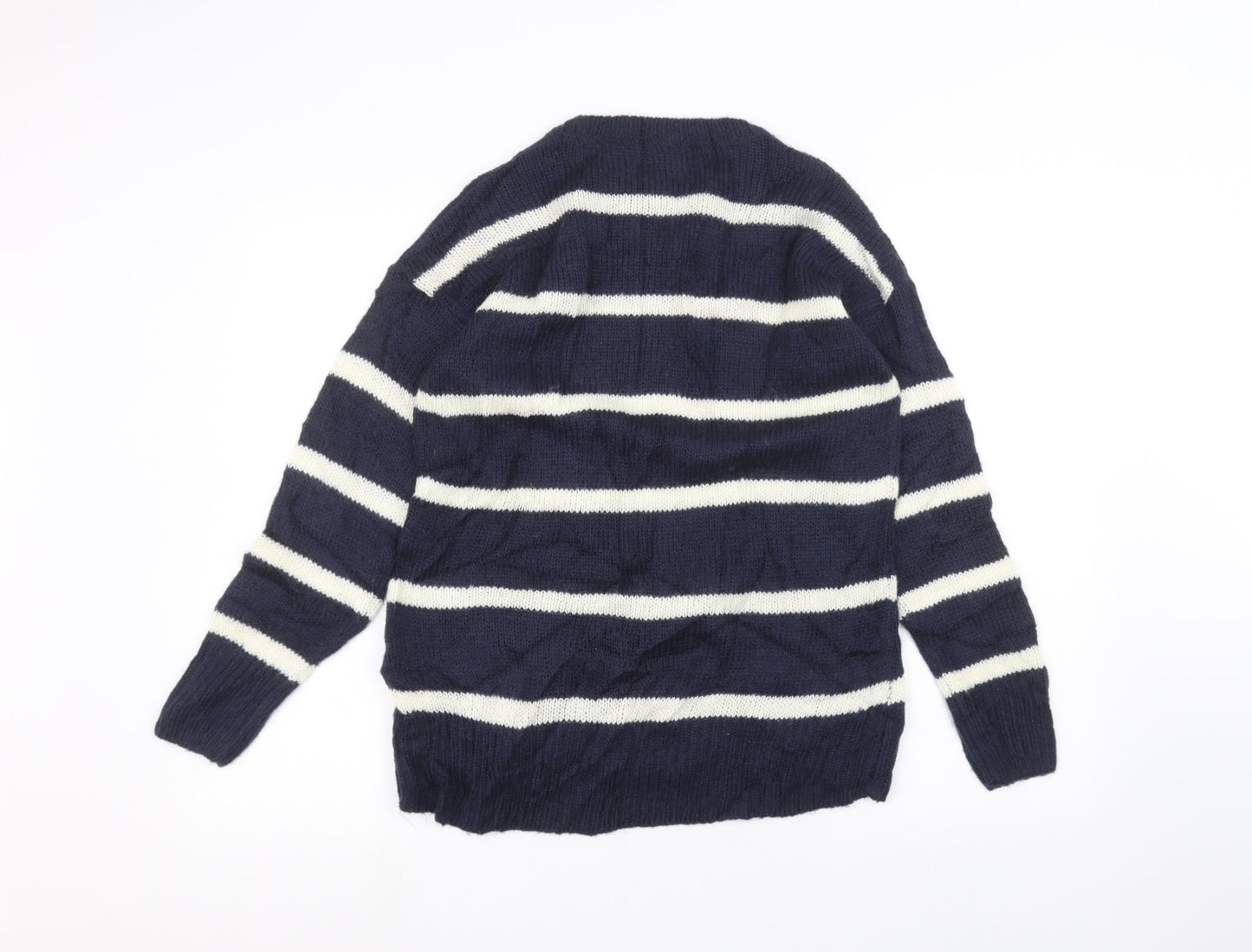 Womens UK Size S New Look Blue Pullover Jumper