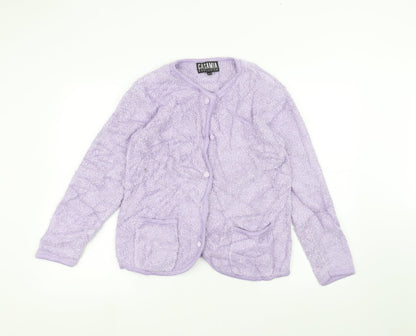 Womens UK Size M casamia Purple Cardigan Jumper