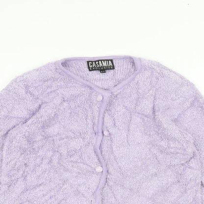 Womens UK Size M casamia Purple Cardigan Jumper