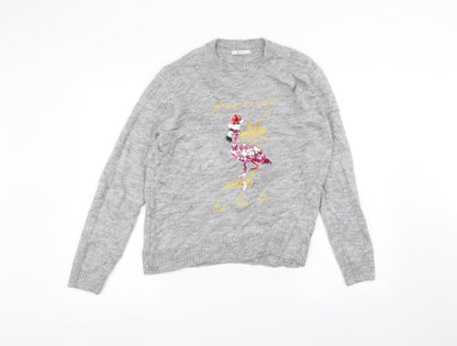 TU Womens Grey   Pullover Jumper Size 12