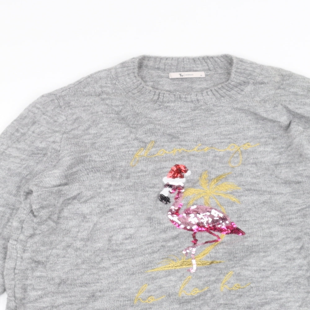 TU Womens Grey   Pullover Jumper Size 12