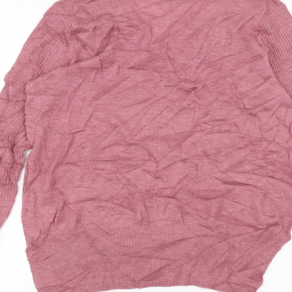 Womens UK Size 10 Atmosphere Pink Basic T-Shirt