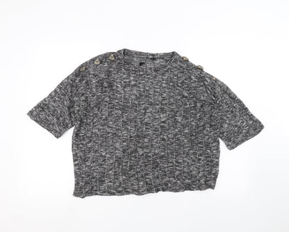 F&F Womens Black   Pullover Jumper Size 10