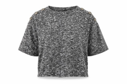Womens UK Size 10 F&F Black Pullover Jumper