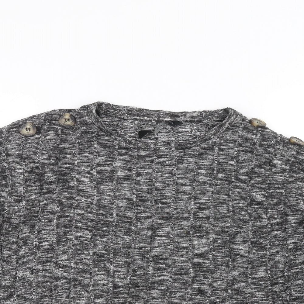 F&F Womens Black   Pullover Jumper Size 10