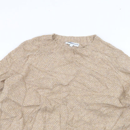 Womens UK Size 14 Warehouse Beige Pullover Jumper
