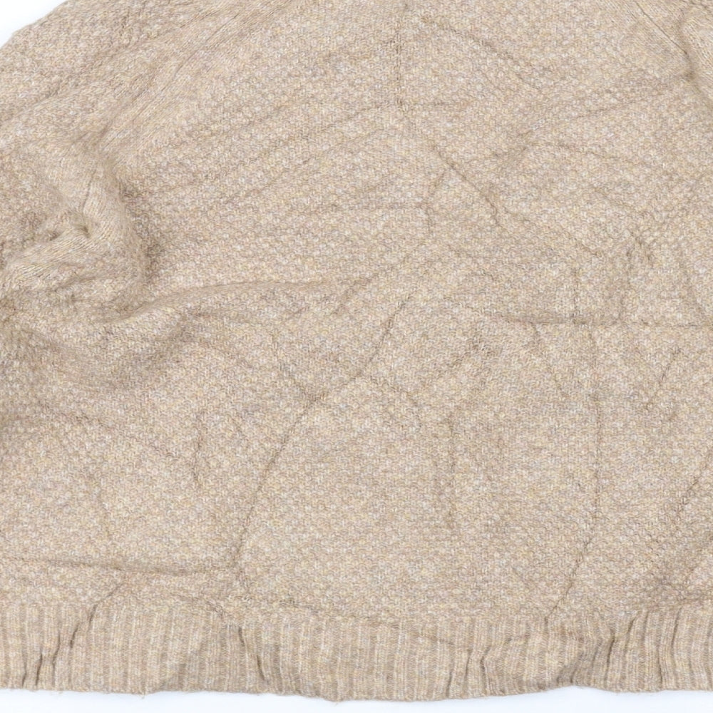 Womens UK Size 14 Warehouse Beige Pullover Jumper