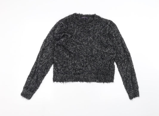 Womens UK Size 12 Marks and Spencer Black Pullover Jumper