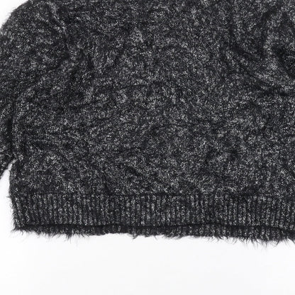 Womens UK Size 12 Marks and Spencer Black Pullover Jumper