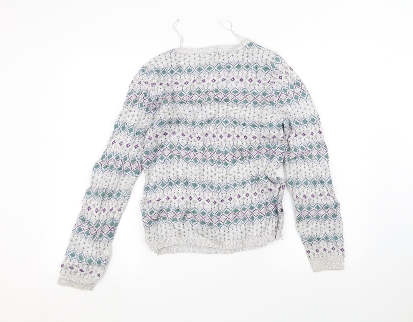 Womens UK Size 8 Marks and Spencer Grey Pullover Jumper