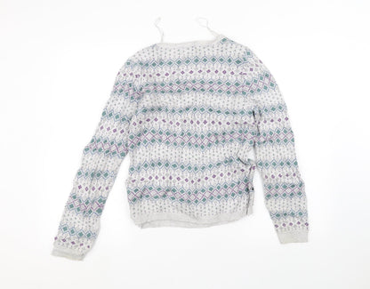 Womens UK Size 8 Marks and Spencer Grey Pullover Jumper