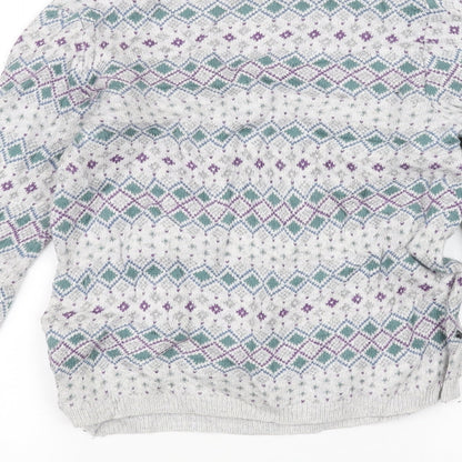 Womens UK Size 8 Marks and Spencer Grey Pullover Jumper