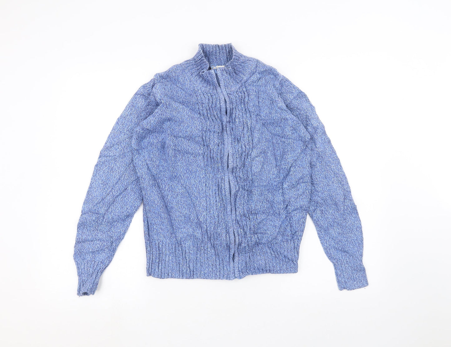 EWM Womens Blue   Full Zip Jumper Size M