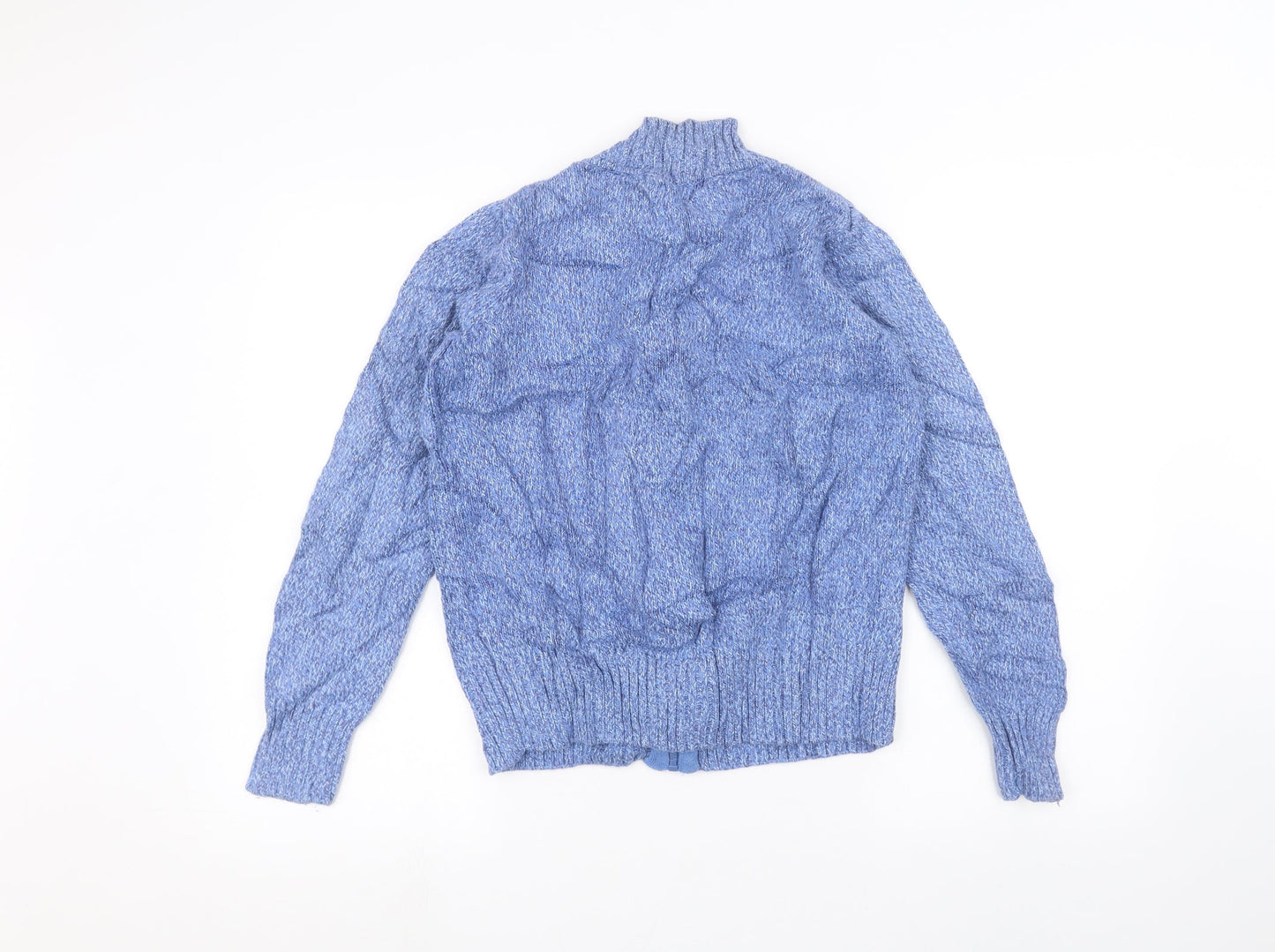 EWM Womens Blue   Full Zip Jumper Size M