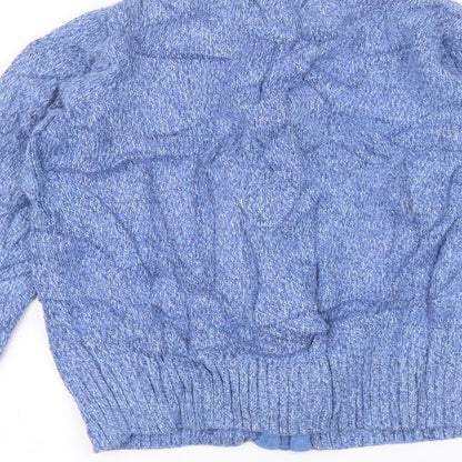 EWM Womens Blue   Full Zip Jumper Size M