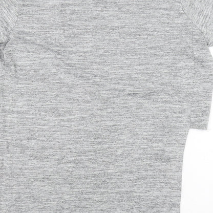 Womens UK Size 12 Missguided Grey Basic T-Shirt