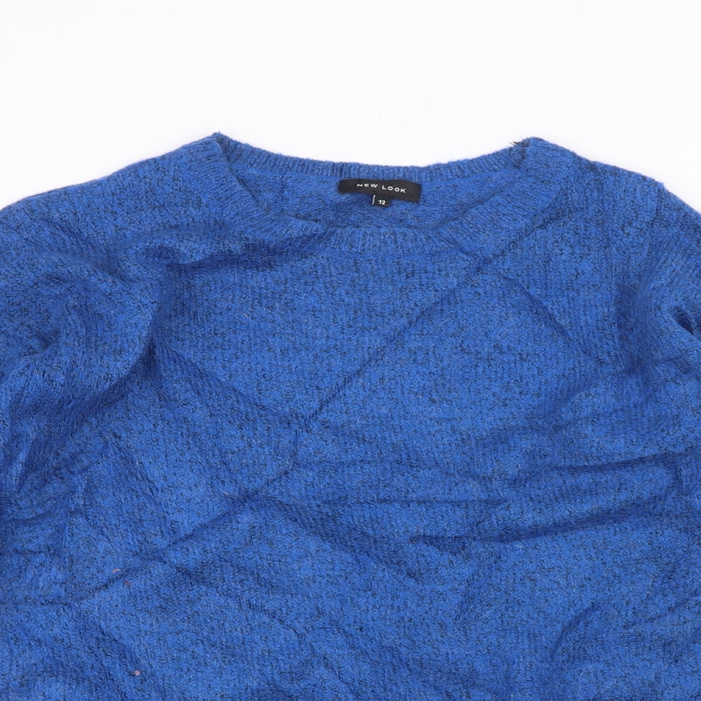 Womens UK Size 12 New Look Blue Pullover Jumper