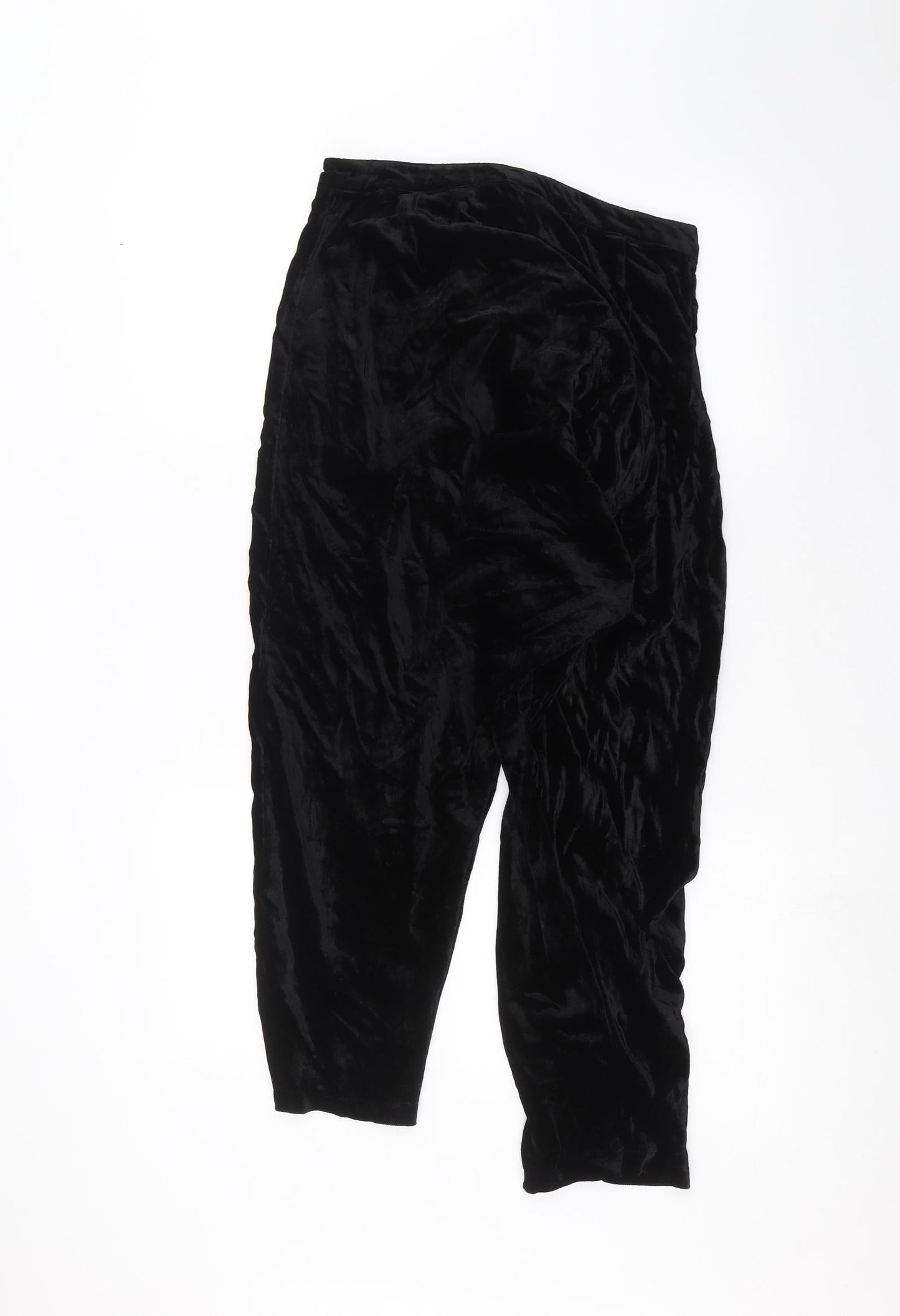 Womens UK Size 10 H&M Regular Fit  Black Trousers