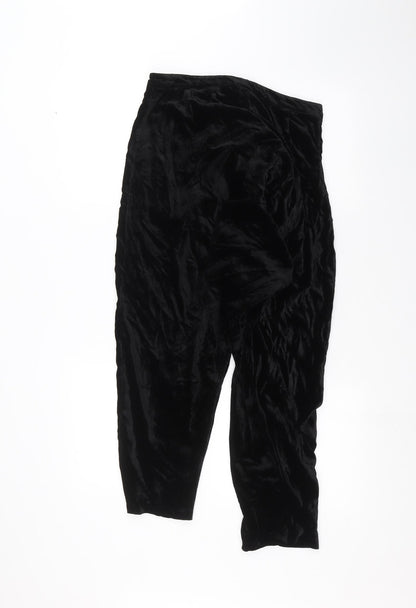 Womens UK Size 10 H&M Regular Fit  Black Trousers