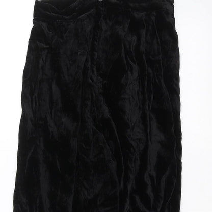 Womens UK Size 10 H&M Regular Fit  Black Trousers