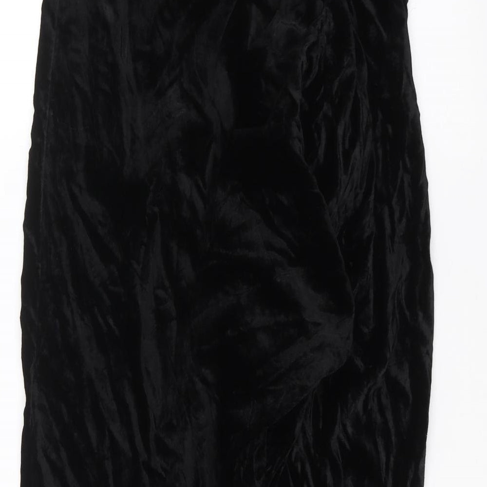 Womens UK Size 10 H&M Regular Fit  Black Trousers